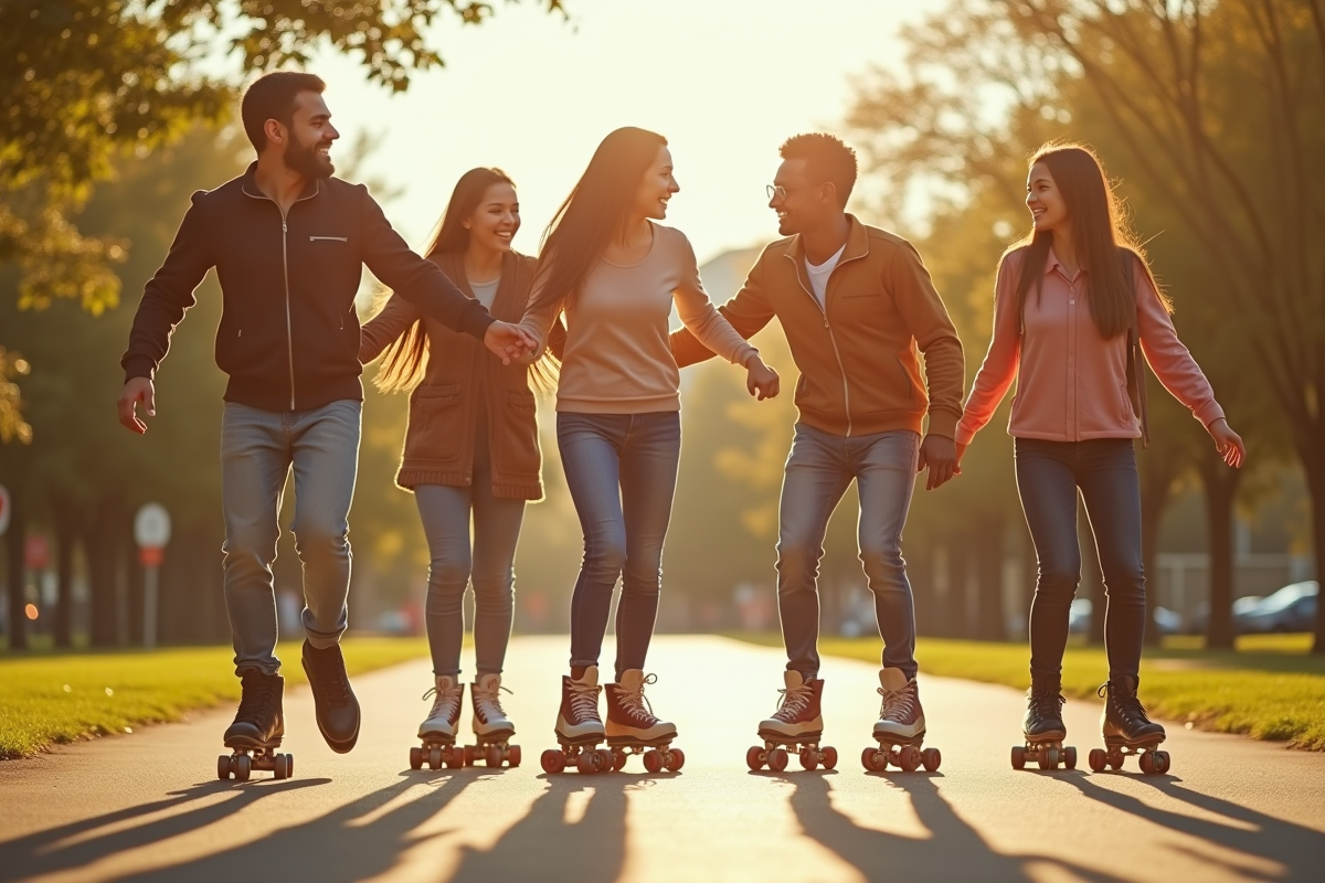 Bienfaits du roller : santé, forme et plaisir sur huit roues