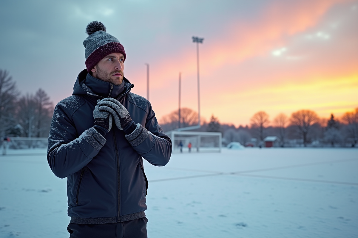 Tenue de football hivernale : conseils pour s’habiller au chaud sur le terrain